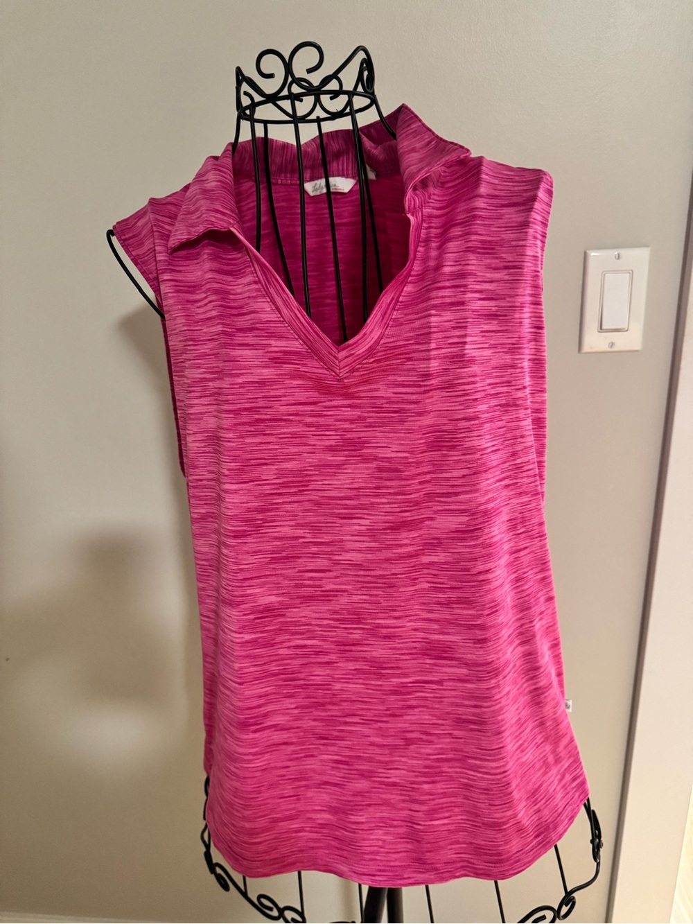 Sleeveless Lady Hagen golf shirt large L women’s Pink